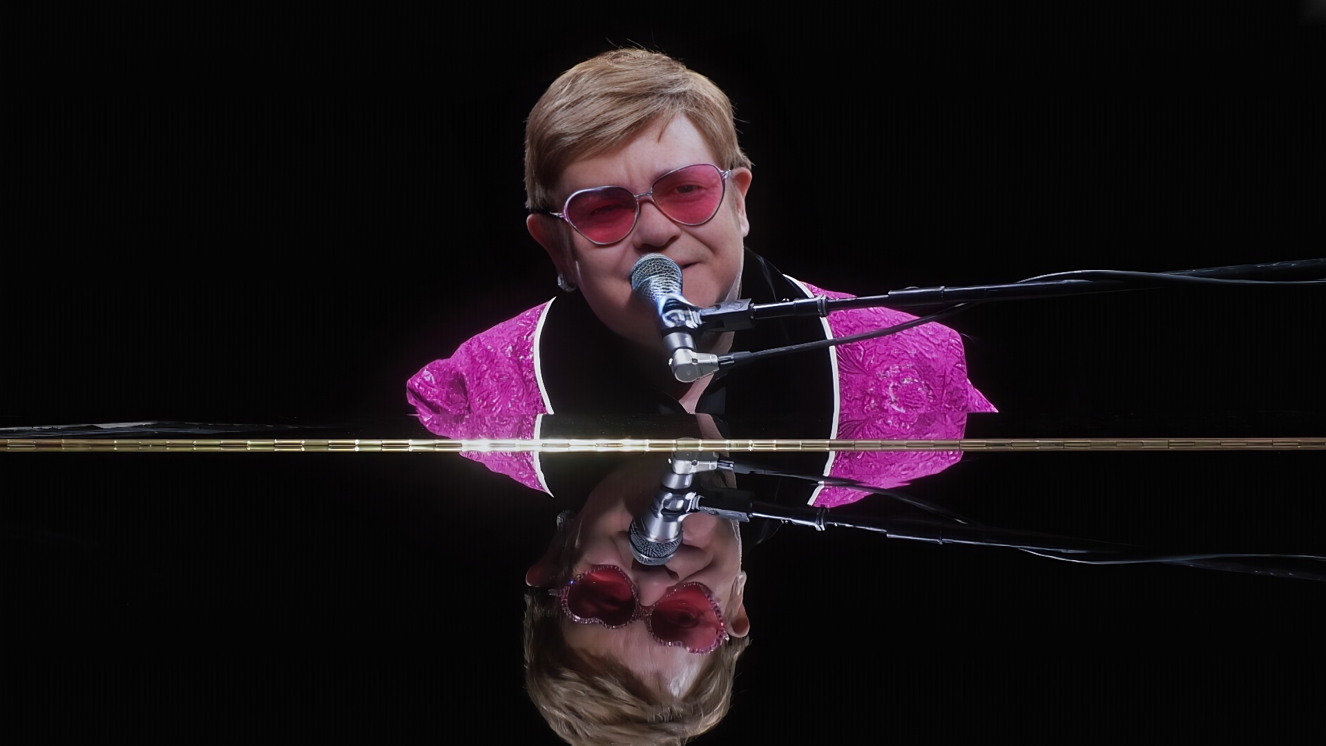 Elton’s not done yet. A surprise return to the stage.