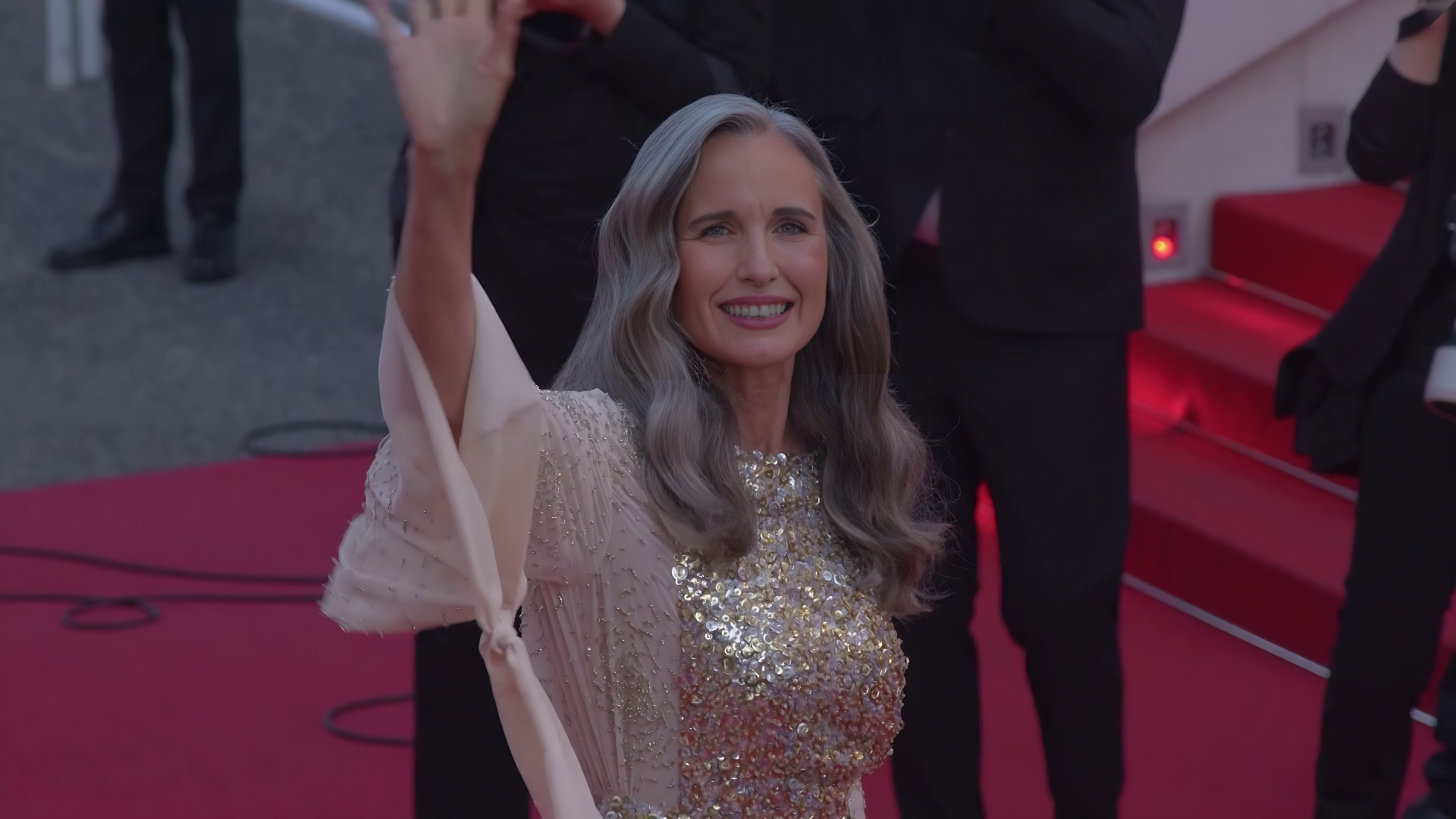She acknowledged the journey. And the people beside her.